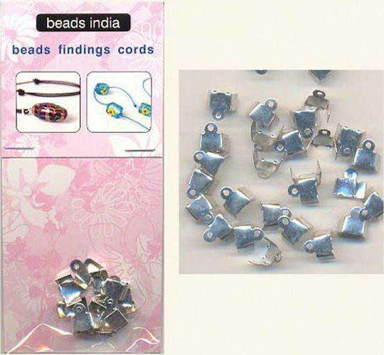 Beads India Μεταλλικός Ακροδέκτης για Κόσμημα 0.9x0.7εκ. Σετ 10τμχ