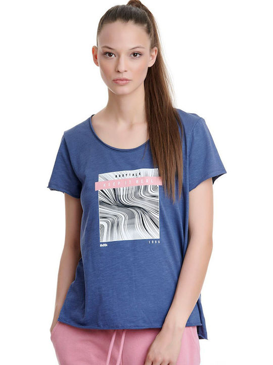 BodyTalk 1202-907228 Women's Athletic T-shirt Blue