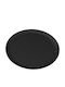 Alessi Διακοσμητικός Δίσκος Metallisch Joy Rund Black 40x40x2.3cm 1Stück