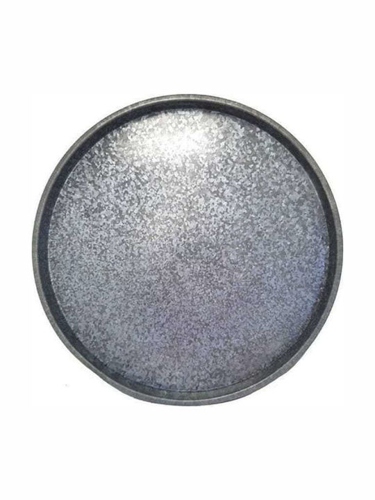 Atmosphera Metallic Round Decorative Tray 55x55cm