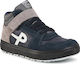 Primigi Kids Leather Anatomic Boots with Hoop & Loop Closure Navy Blue