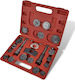 vidaXL Brake Tool 21pcs Brake Caliper Piston Reset Tool Set