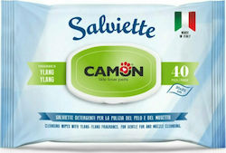 Camon Dog and Cat Wipes 40 for Body Cleansing w...