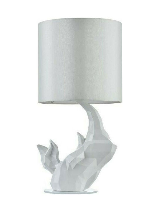 Maytoni Nashorn Tischlampe aus Kunststoff mit w...
