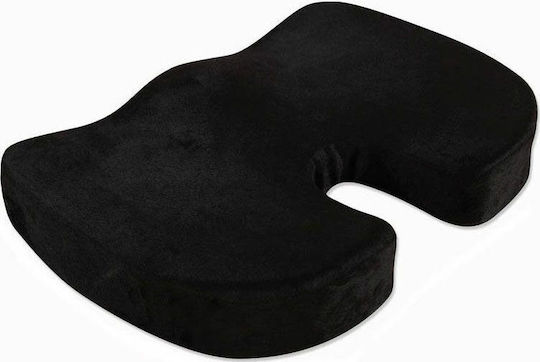SuperOrtho Orthopädisches Kissen Sitz mit Loch in Schwarz Farbe FG743BLACK