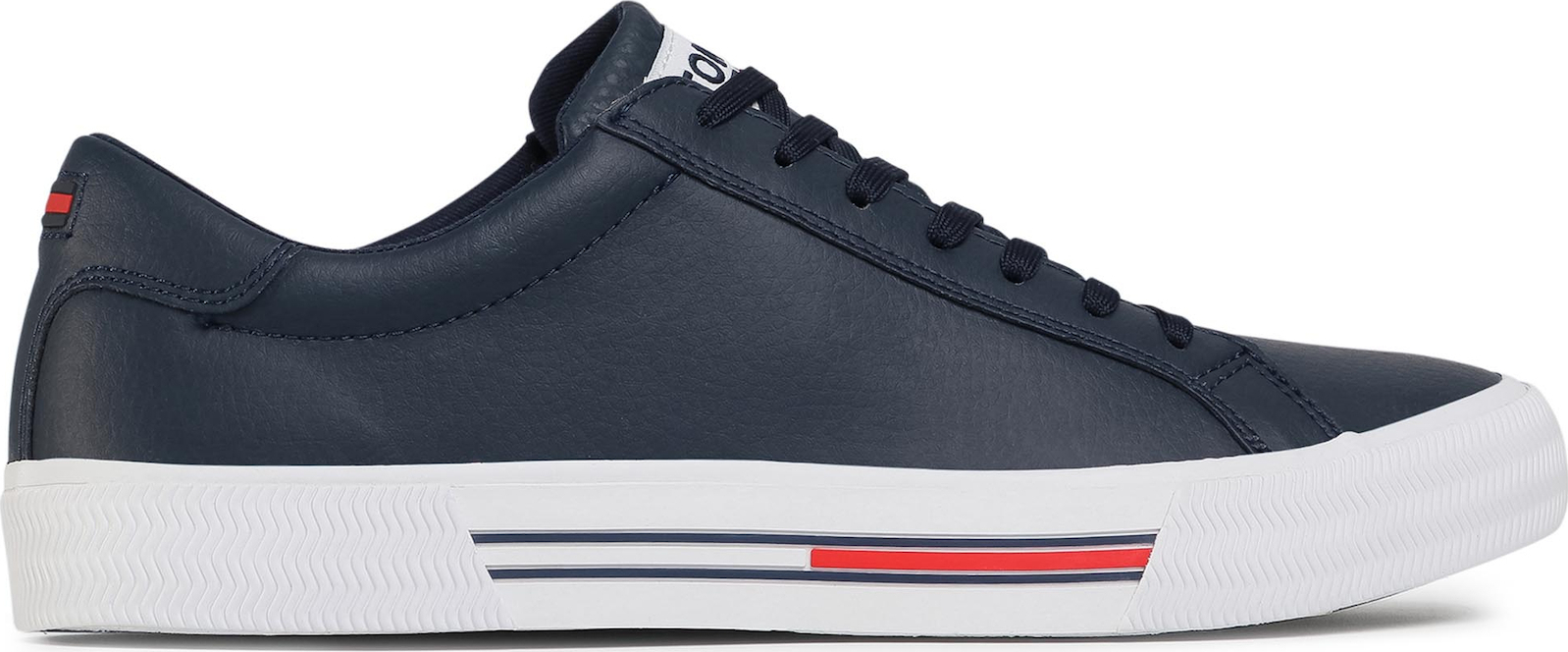 tommy jeans essential leather sneaker