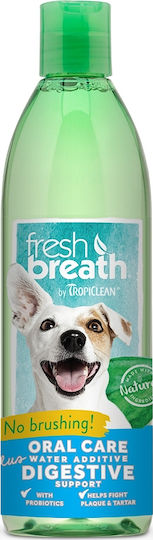 Tropiclean Fresh Breath + Digestive Support Στοματικό Διάλυμα για Σκύλους & Γάτες κατά της Πέτρας & Πλάκας 470ml