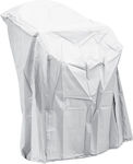 Home & Camp Waterproof Armchair Cover White 70x70x120cm