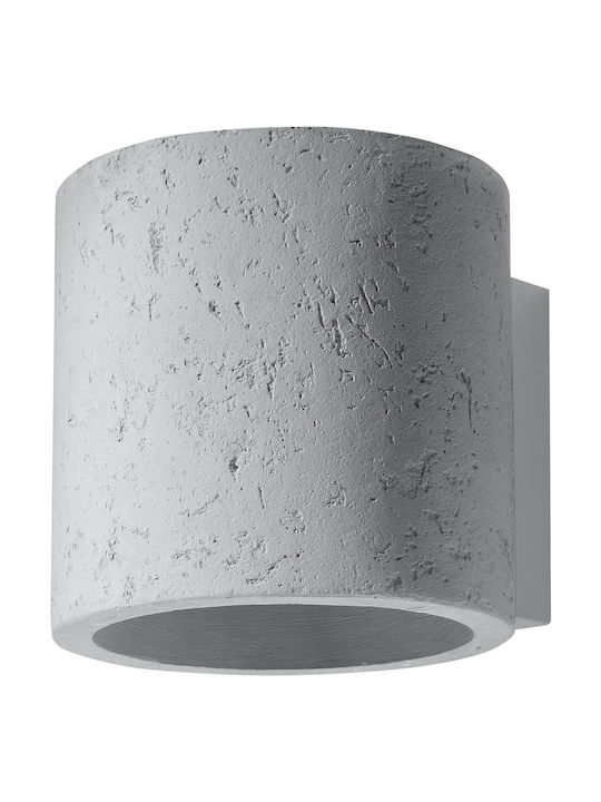 Sollux Orbis Lamp Wall Gray 13x13x13cm