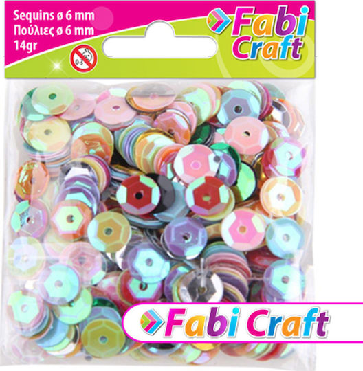 Fabi Πούλιες Στρογγυλές Διάφορα Χρώματα 6mm 14gr