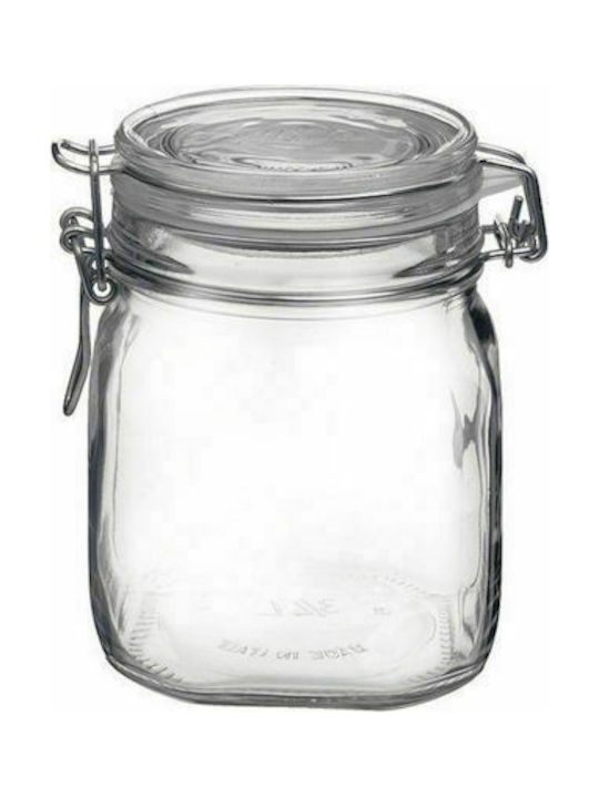 Glass General Use Vase with Airtight Lid 1000ml