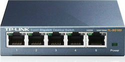 TP-LINK TL-SG105 v6 Negestionat L2 Switch cu 5 Porturi Gigabit (1Gbps) Ethernet