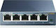 TP-LINK TL-SG105 v6 Unmanaged L2 Switch με 5 Θύρες Gigabit (1Gbps) Ethernet