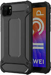 Hurtel Plastic Back Cover Durable Black (Huawei Y5p)