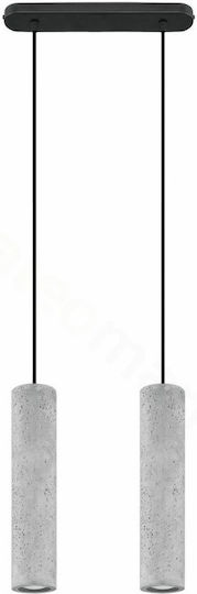 Sollux Luvo Hängelampe Gray 46x17cm