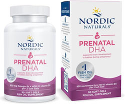 Nordic Naturals Prenatal DHA Ulei de pește 830m...