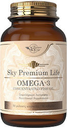 Sky Premium Life Omega 3 Ιχθυέλαιο 50 μαλακές κάψουλες