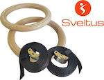 Sveltus Gymnastics Rings with Diameter 23.5cm