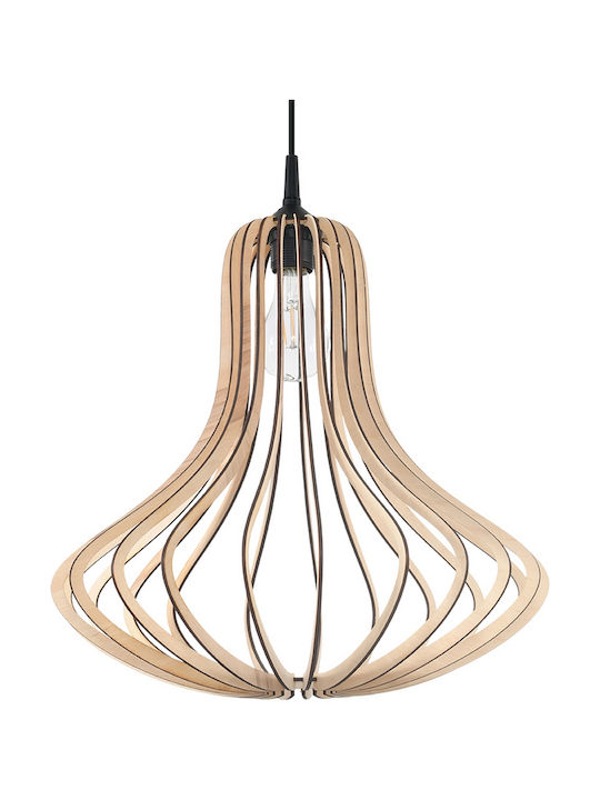 Sollux Elza Pendant Light Suspension for Socket E27 Beige