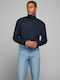 Jack & Jones Men's Long Sleeve Sweater Turtleneck Navy