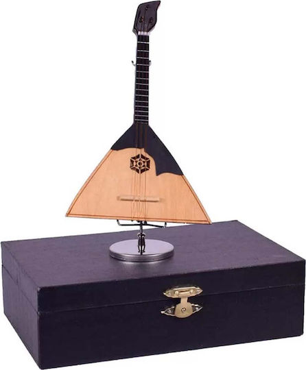 SP Souliotis Instrument Muzical Decorativ Metalic Balalaika 16x4x10cm 1buc