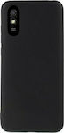 Caselab Soft Touch Silicone Back Cover Black (Redmi 9A / 9AT)