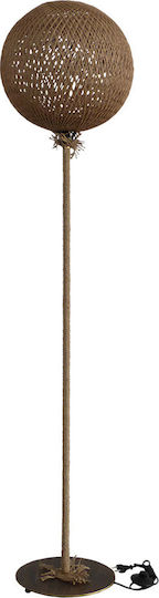 Heronia Vintage Floor Lamp H154xW35cm. with Socket for Bulb E27 Bronze