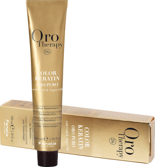 Fanola Oro Puro Hair Coloring Cream Hair Dye No Ammonia 11.1 Blonde Super Platinum Ash 100ml