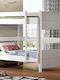 Cosy Kinderbett Koje Einzeln Weiß für Matratze 100x200cm