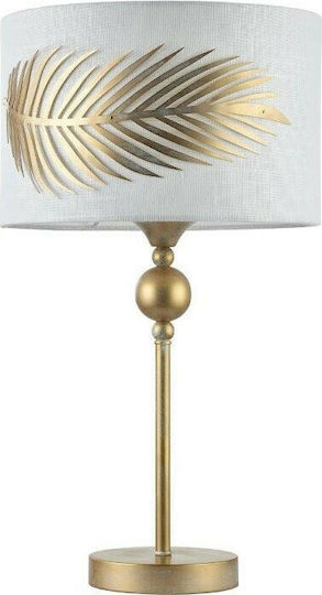 Maytoni Farn Metal Table Lamp with Gold Shade and Base