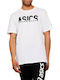 ASICS Katakana Graphic Men's Athletic T-shirt Short Sleeve White