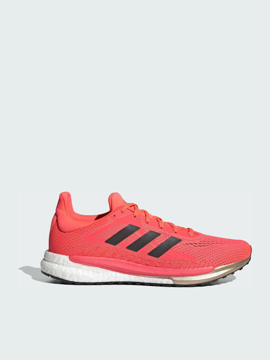 Adidas SolarGlide 3 Ανδρικά Αθλητικά Παπούτσια Running Signal Pink / Core Black / Copper Metallic / Coral
