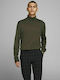 Jack & Jones Men's Long Sleeve Sweater Turtleneck Olive Night