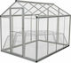 vidaXL 170349 Habitator Pentru Păsări Din Aluminiu 178x242x192cm