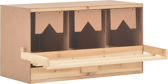 vidaXL Wooden Nesting Box for Hens 72x33x38cm
