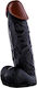 ToyJoy Prince of Namibia Ρεαλιστικό Dildo με Όρχεις Black 20cm