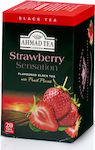 Ahmad Tea Μαύρο Τσάι Strawberry Sensation 20 Φακελάκια