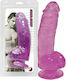 You2Toys Jerry Giant Realistisches Dildo mit Hoden und Saugnapf Lila 22cm