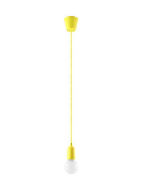 Sollux Diego 1 Pendant Light Suspension Yellow