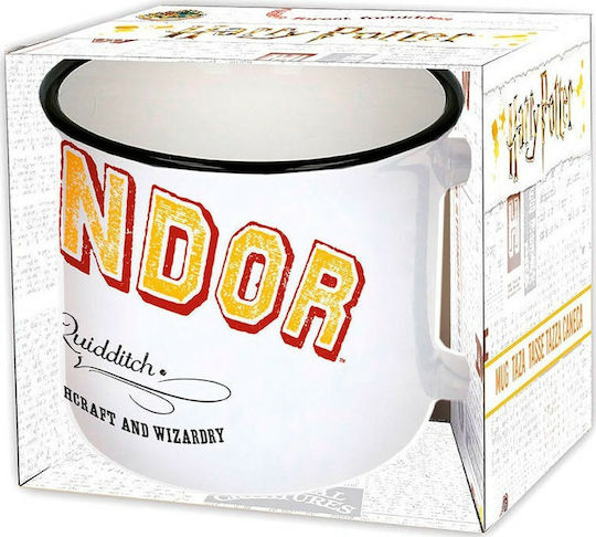 Stor Gryffindor Ceramic White Mug 414ml