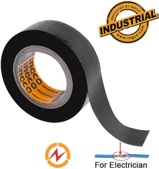 Ingco Insulation Tape 18mm x 9.15m HPET1101 Black