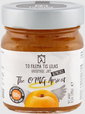 To Filema Tis Lelas Μαρμελάδα Βερίκοκο The OMG Apricot Χωρίς Προσθήκη Ζάχαρης 240gr