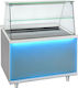 Bambas Frost CHF 180 Glass Θερμαινόμενη Βιτρίνα Θάλαμος 2 Επιπέδων με Ισχύ 3550W Π180 x Β90 x Υ130 εκ.