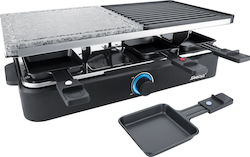 Steba Μαύρος Μαύρο Ανοξείδωτο Ατσάλι Raclette με Λεία & Αυλακωτή Πλάκα 1400W Steba Μαύρος Μαύρο Ανοξείδωτο Ατσάλι Raclette με Λεία & Αυλακωτή Πλάκα 1400W