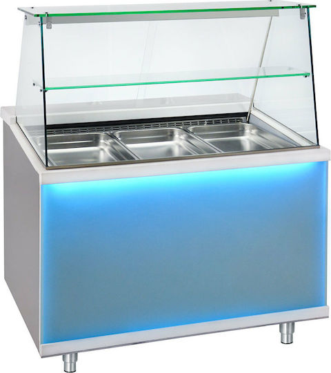 Bambas Frost CMF 180 Glass Heated Display Cabinet 5xGN 1550W W110xD90xH130cm