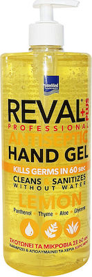 Intermed Reval Plus Professional Antiseptic Hand Gel Lemon 1000ml