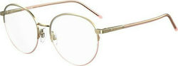 Moschino Metal Eyeglass Frame Gold MOL569 000