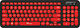 Alcatroz Jellybean A200 Wireless Keyboard Only English US Red