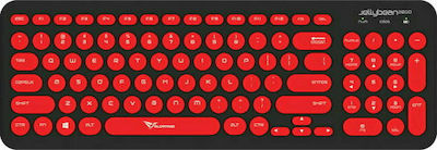 Alcatroz Jellybean A200 Wireless Keyboard Only English US Red