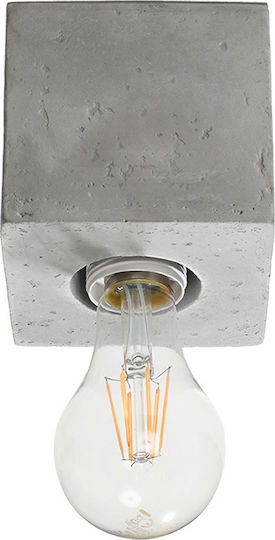 Sollux Deckenleuchte 13cm Gray mit Fassung E27